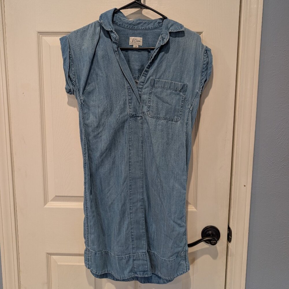J Crew denim shirt dress